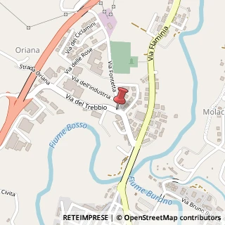 Mappa Via del Trebbio, 14, 61043 Cagli, Pesaro e Urbino (Marche)