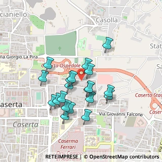 Mappa Via Antonio Niccolini, 81100 Caserta CE, Italia (0.415)