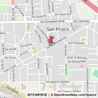 Mappa Via M. Monaco, 131, 81054 San Prisco, Caserta (Campania)