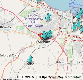 Mappa Via Alexander Fleming, 70026 Modugno BA, Italia (4.53538)