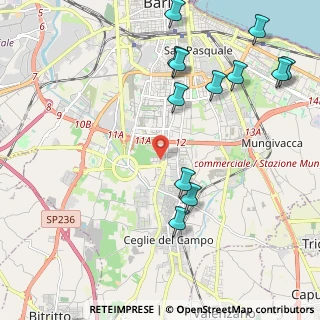 Mappa Via Luigi Ranieri, 70124 Bari BA, Italia (2.69167)