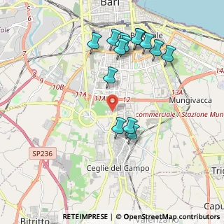 Mappa Via Luigi Ranieri, 70124 Bari BA, Italia (2.155)