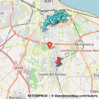 Mappa Via Luigi Ranieri, 70124 Bari BA, Italia (2.30769)