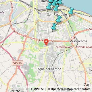 Mappa Via Luigi Ranieri, 70124 Bari BA, Italia (3.919)