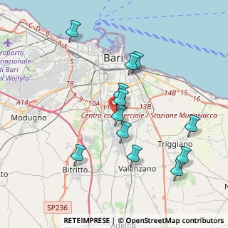 Mappa Via Luigi Ranieri, 70124 Bari BA, Italia (4.05417)