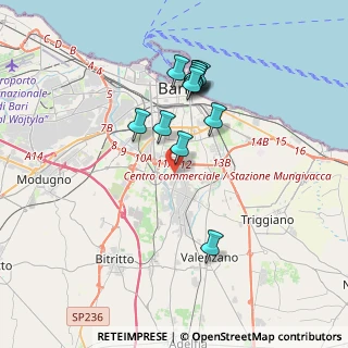 Mappa Via Luigi Ranieri, 70124 Bari BA, Italia (3.495)