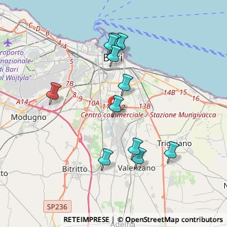 Mappa Via Luigi Ranieri, 70124 Bari BA, Italia (4.05727)
