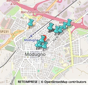 Mappa Piazza Nicola Milano, 70026 Modugno BA, Italia (0.32167)