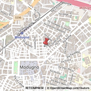 Mappa Via Candido Sassi, Snc, 70026 Modugno, Bari (Puglia)
