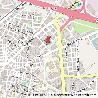 Mappa Via A. Carafa, 2, 70026 Modugno, Bari (Puglia)