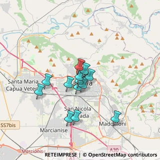 Mappa Piazza Camillo Benso Conte di Cavour, 81100 Caserta CE, Italia (2.78769)