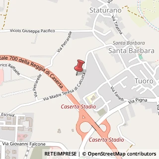 Mappa via Madre Teresa di Calcutta, 5, 81100 Caserta, Caserta (Campania)