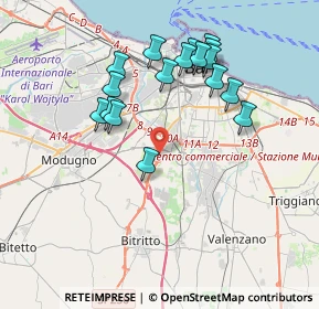 Mappa Via Bitritto, 70124 Bari BA, Italia (3.90765)