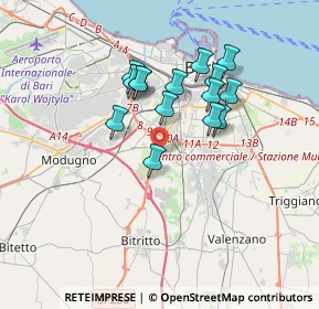 Mappa Via Bitritto, 70124 Bari BA, Italia (3.15133)