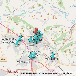 Mappa Via Cappuccini, 81100 Caserta CE, Italia (2.95)