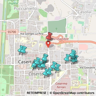 Mappa Via Cappuccini, 81100 Caserta CE, Italia (0.562)