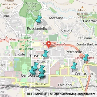 Mappa Via Cappuccini, 81100 Caserta CE, Italia (1.41545)