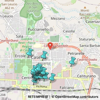 Mappa Via Cappuccini, 81100 Caserta CE, Italia (1.39158)