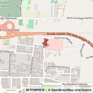 Mappa Via Giacomo Piscicelli, 77, 81100 Caserta, Caserta (Campania)