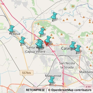Mappa Via Carlo Speranza, 81020 Casapulla CE, Italia (4.03818)