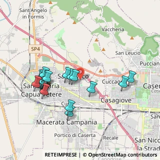 Mappa Via Carlo Speranza, 81020 Casapulla CE, Italia (2.0585)
