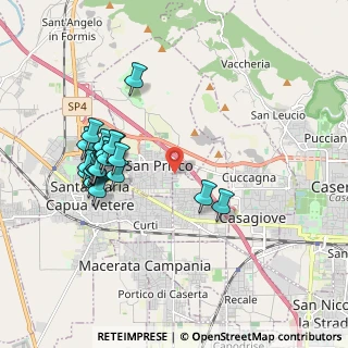 Mappa Via Carlo Speranza, 81020 Casapulla CE, Italia (2.0695)
