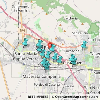 Mappa Via Carlo Speranza, 81020 Casapulla CE, Italia (1.70714)