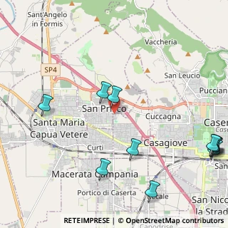 Mappa Via Carlo Speranza, 81020 Casapulla CE, Italia (3.09455)
