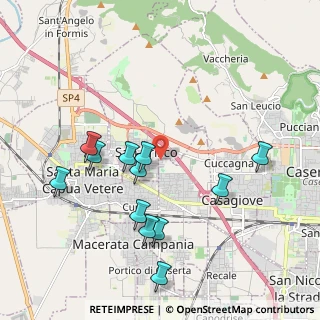 Mappa Via Carlo Speranza, 81020 Casapulla CE, Italia (2.19333)