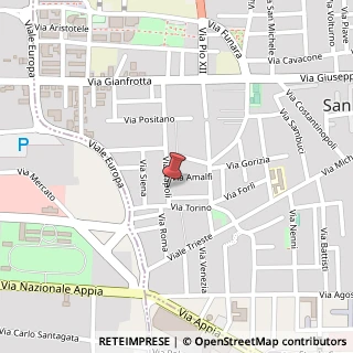 Mappa Via Napoli, 57, 81054 San Prisco, Caserta (Campania)