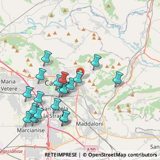 Mappa Via Fontana, 81100 Caserta CE, Italia (4.70211)