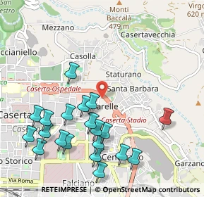 Mappa Via Petrarelle, 81100 Caserta CE, Italia (1.2565)