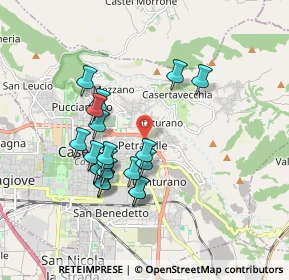 Mappa Via Petrarelle, 81100 Caserta CE, Italia (1.742)