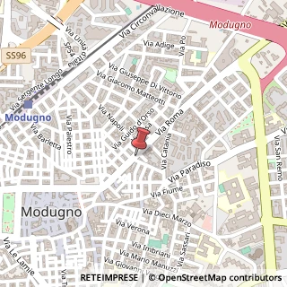 Mappa Via Roma, 57, 70026 Modugno, Bari (Puglia)