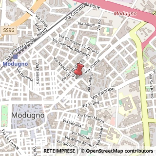 Mappa Via Roma, 26, 70026 Modugno, Bari (Puglia)