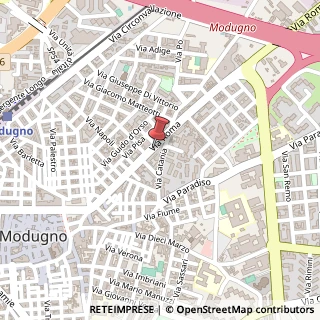 Mappa Via Roma, 83, 70026 Modugno, Bari (Puglia)