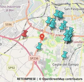 Mappa Stadio San Nicola, 70124 Bari BA, Italia (2.187)