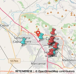 Mappa Via San Giovanni, 81022 Casagiove CE, Italia (3.77308)