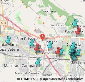 Mappa Via San Giovanni, 81022 Casagiove CE, Italia (2.776)