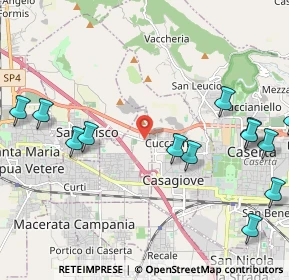Mappa Via San Giovanni, 81022 Casagiove CE, Italia (2.88615)