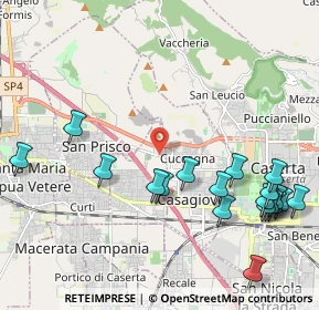 Mappa Via San Giovanni, 81022 Casagiove CE, Italia (2.74474)