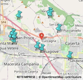 Mappa Via San Giovanni, 81022 Casagiove CE, Italia (2.55167)