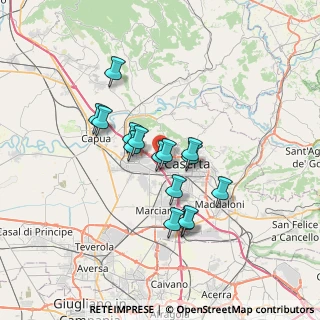 Mappa Via San Giovanni, 81020 Casagiove CE, Italia (5.85933)