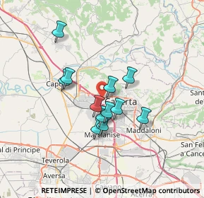 Mappa Via San Giovanni, 81022 Casagiove CE, Italia (5.61417)