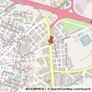 Mappa Viale della repubblica 56/a, 70026 Modugno, Bari (Puglia)
