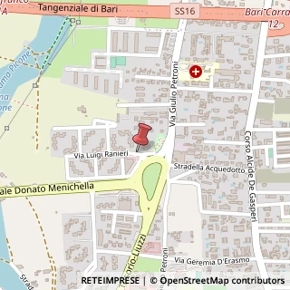 Mappa Via Luigi Ranieri, 7 C, 70124 Triggiano, Bari (Puglia)