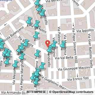 Mappa Via I. Nievo, 70026 Modugno BA, Italia (0.08621)