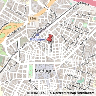 Mappa Via fondicello 26, 70026 Modugno, Bari (Puglia)