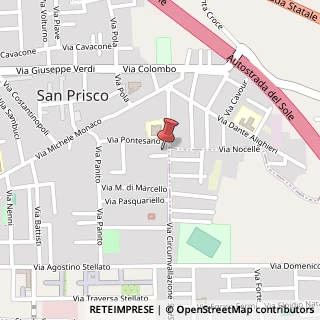 Mappa Via Circumvallazione, 21, 81054 San Prisco, Caserta (Campania)