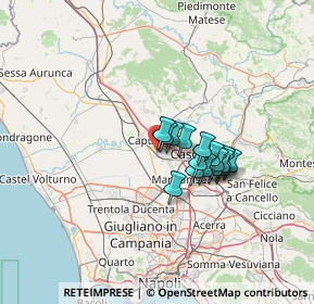 Mappa Via Giulio Pastore, 81055 Santa Maria Capua Vetere CE, Italia (9.81375)